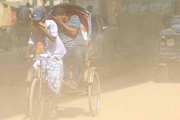 Dhaka claims third spot in the list of air polluted cities
