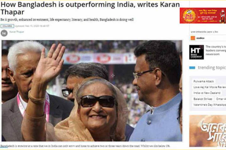 How Bangladesh is outperforming India writes Karan Thapar