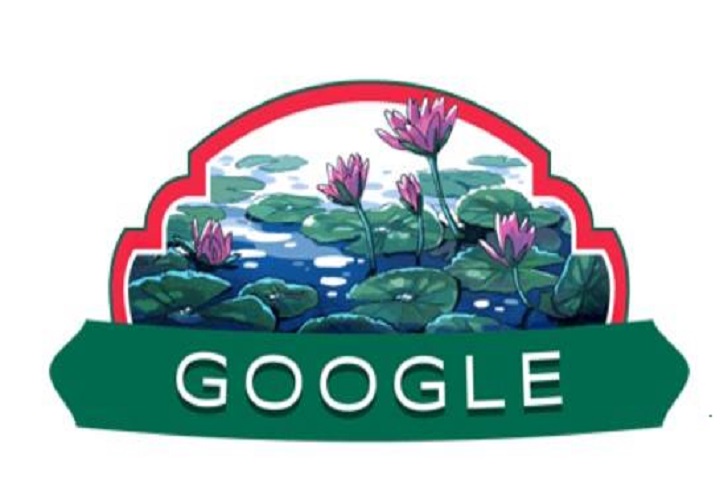 Google doodles on Independence Day
