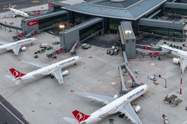 Turkey suspends international flights