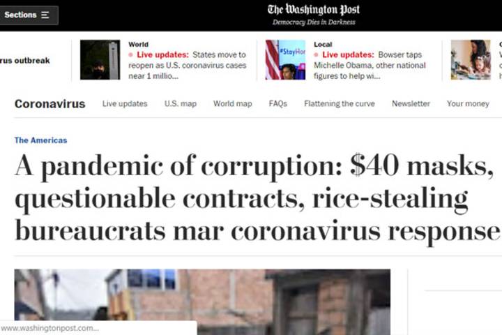 Washington post writes abouts Bangladesh's rice scandal during coronavirus