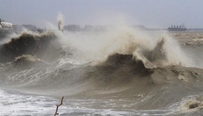 Chance of 10-15 feet high tidal wave in coastal areas,