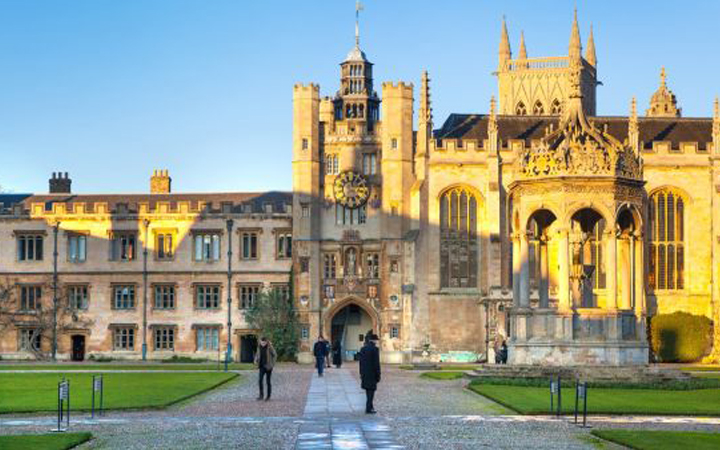 The entire next academic year at Cambridge University will be online