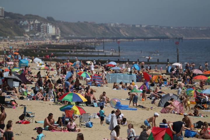 Brits flock to beaches as coronavirus lockdown eases