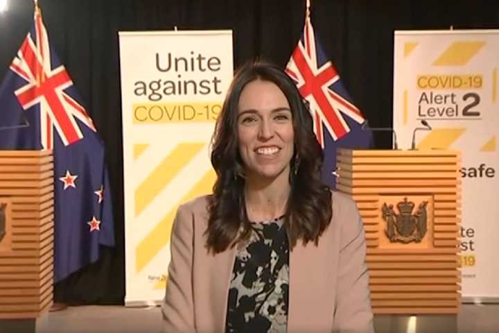 New Zealand’s Jacinda Ardern Continues TV Interview During Earthquake