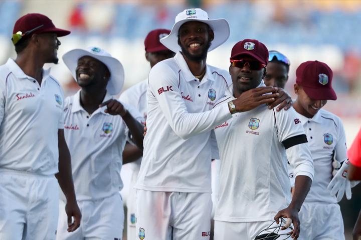 The West Indies Test team is back in practice