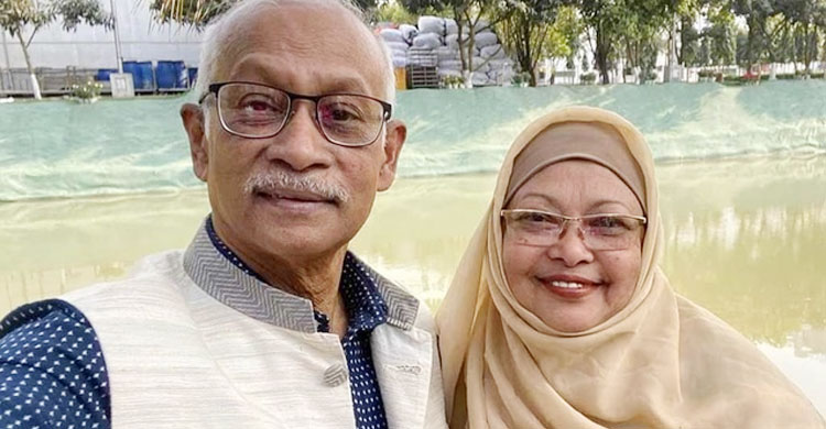 Professor Golam Rahman and his family are affected by Corona