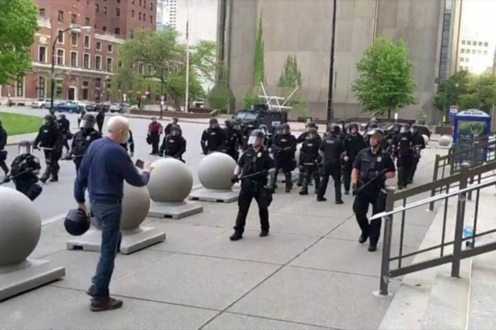 George Floyd Videos of police brutality during protests shock US