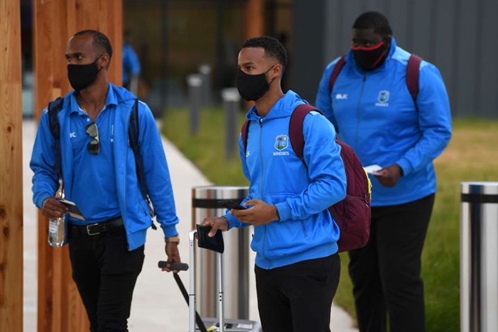The Caribbean Test team has reached England