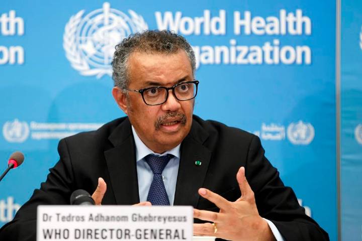 WHO notes 100,000 new virus cases daily