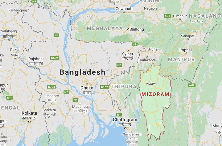 Earthquake in Mizoram, India for 4 consecutive days