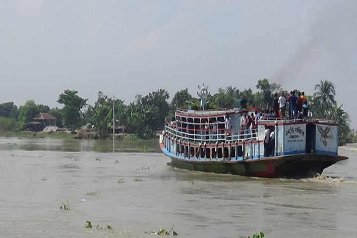 Daulatdia-Paturia ferry service disrupted due to strong current in Padma