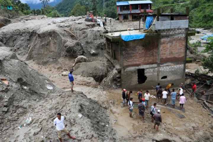35 people died in flooding and landslides in Nepal