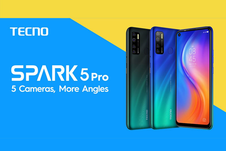 Techno, new smartphone, Spark 5 Pro