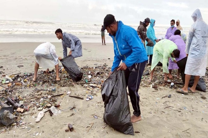 Cox’s Bazar beach waste removal begins