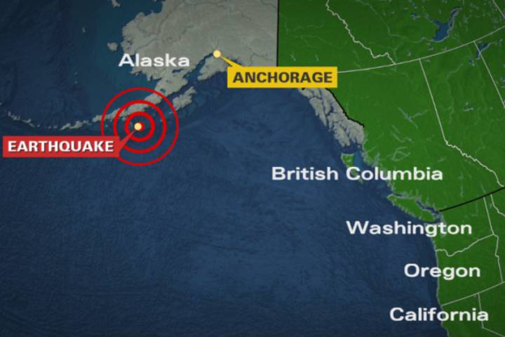 7.8-magnitude quake rocks Alaska, prompts tsunami warning
