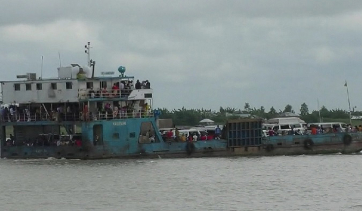 Shimulia-Kanthalbari ferry service stopped