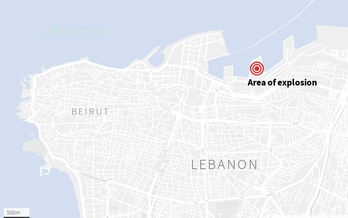 78 killed in massive explosion in Lebanon