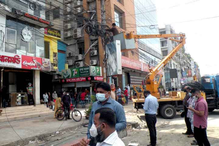 Eviction of illegal cable connections in South City begins