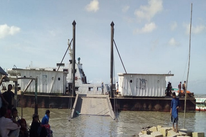 In Bhola again the ferry wharf was destroyed