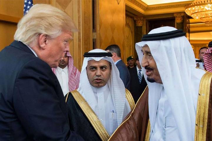 King Salman tells Trump Saudi Arabia wants permanent solution to Palestinian issue