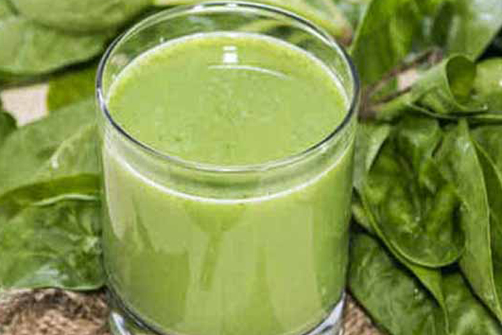 Spinach juice will retain youth