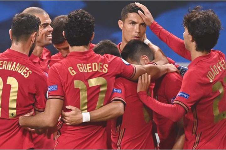 Ronaldo's century in free-kick, Portugal's victory