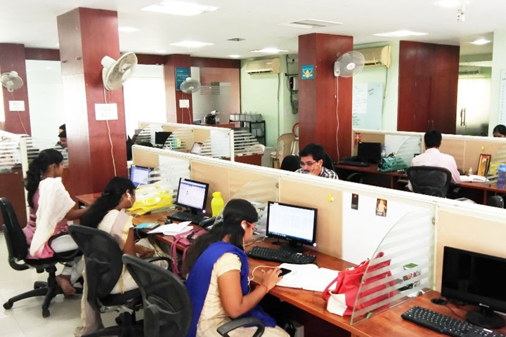 Indians working in the office