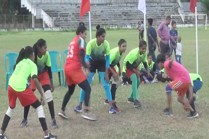 After six months, the girls of Narail came on the field to play kabaddi