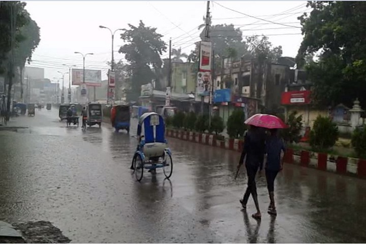 The normal life of Rangpur, city has been disrupted due to incessant rain in the last 24 hours., rtv online