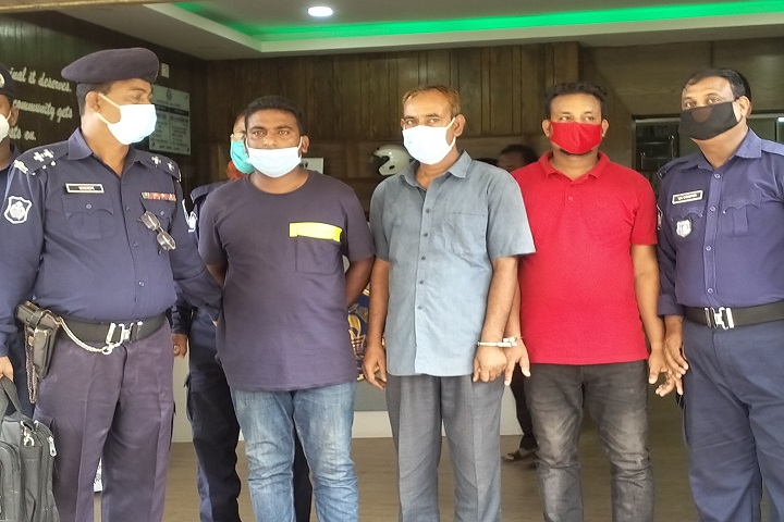 Businessman arrested, in Naogaon's Mahadevpur on charges of assault and extortion, rtv online
