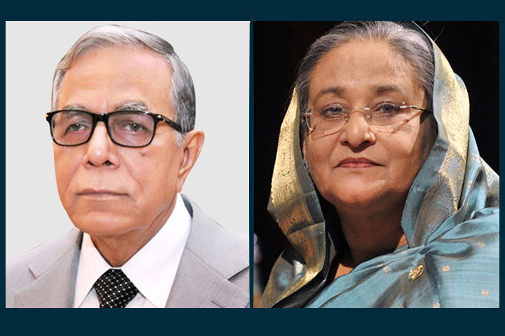 President. Abdul Hamid and Prime Minister Sheikh Hasina