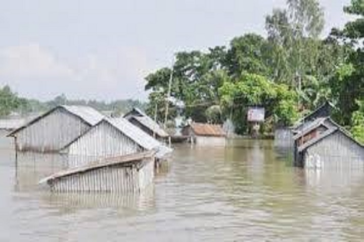 The water of the river, Jamuna flows, over the danger line, rtv online, rtv news