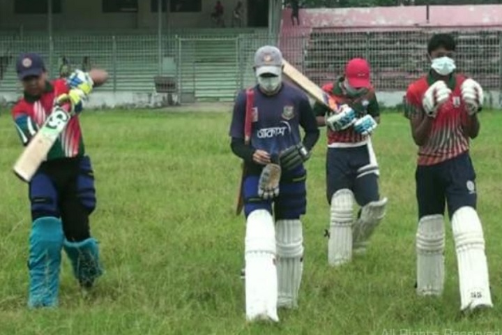 The players, have returned to practice, at Tangail Stadium, rtv news, rtv news
