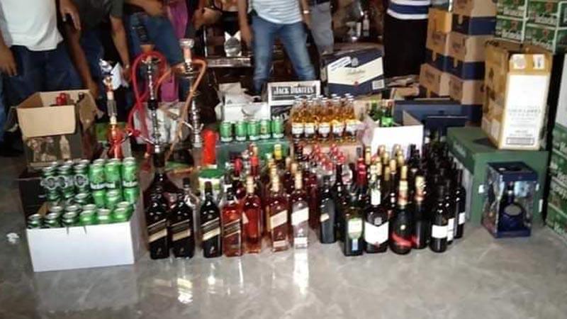 The Department of Narcotics Control has seized foreign liquor and beer