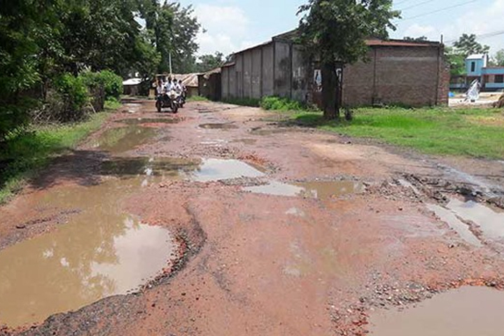 The dilapidated condition of the road