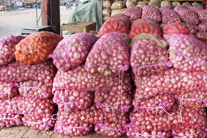 Onions came from Pakistan and Myanmar