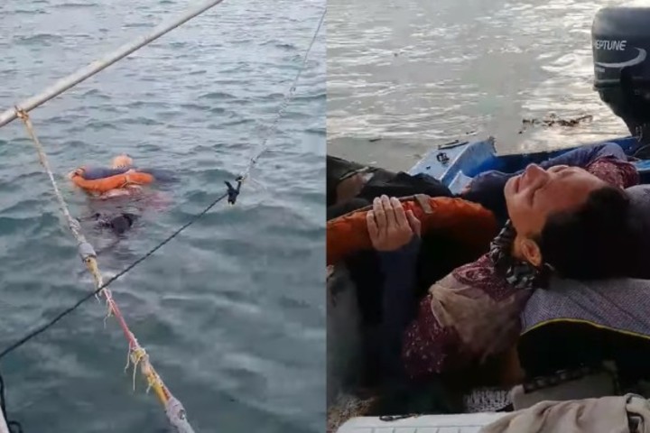 Colombian woman missing for two years found alive floating at sea