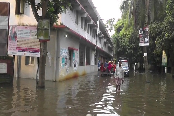 New areas, in Gaibandha are flooded, rtv news