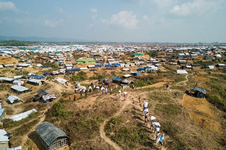 The Rohingya, camp in Kutupalong, rtv news