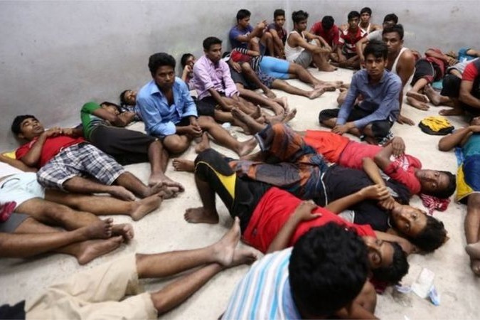 164 Bangladeshis returned home from Libya, including nine survivors of the attack