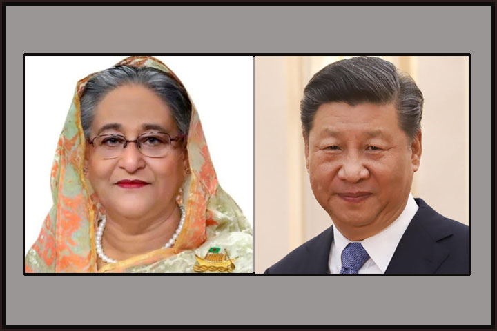 Prime Minister Sheikh Hasina, Xi Jinping