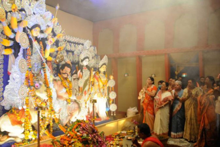 Hindutva activists are unhappy with the BJP over restrictions on Durga Puja