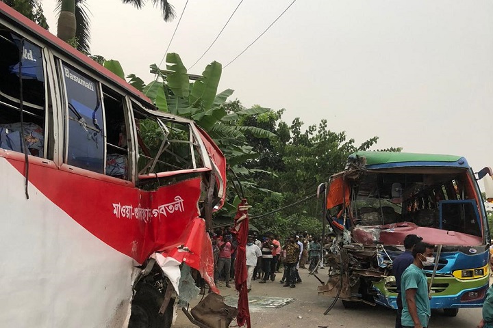 Two killed in two-bus, collision, rtv news