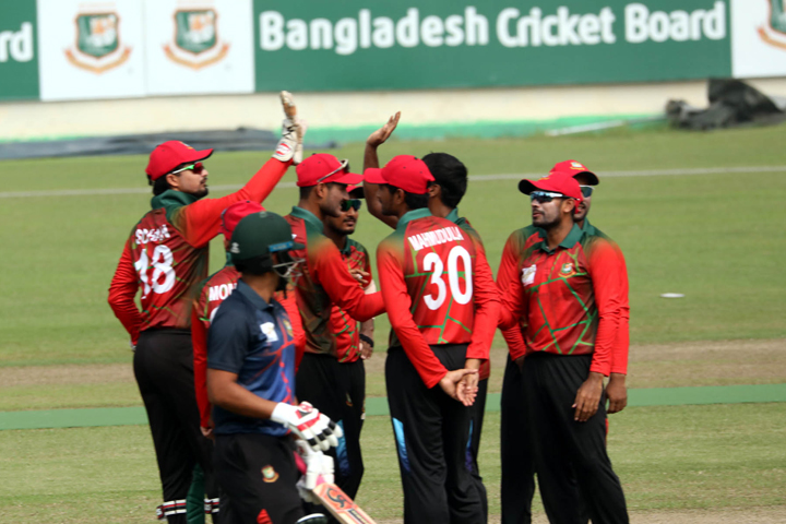 Rubel's cannon, Tamim XI somehow managed to score one hundred runs