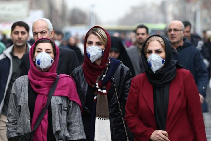 Iran, mask rule, infections