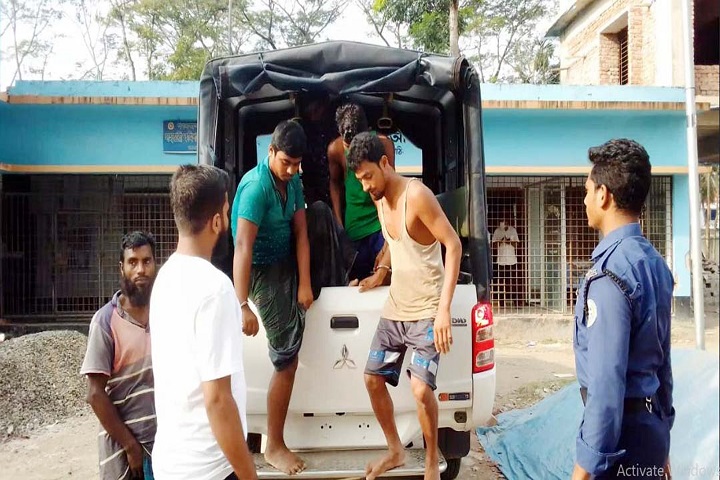4 jailed for fishing in Jhalokati, rtv news