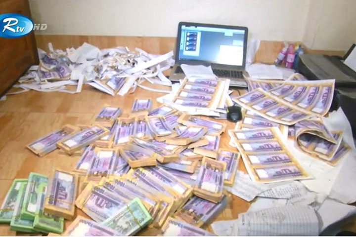 Half-crore, counterfeit money, notes, recovered, 4 arrested