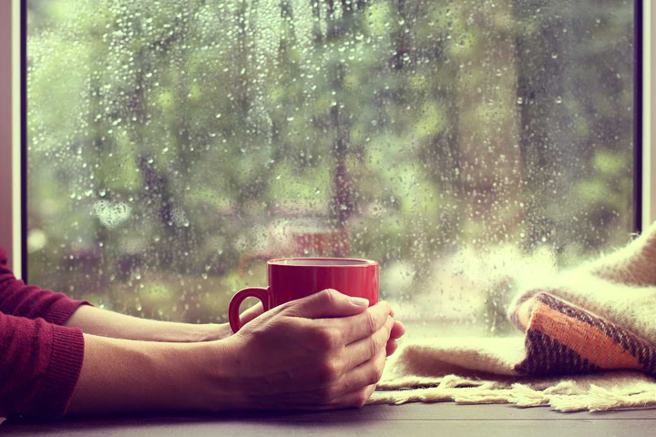 Tea on a rainy day