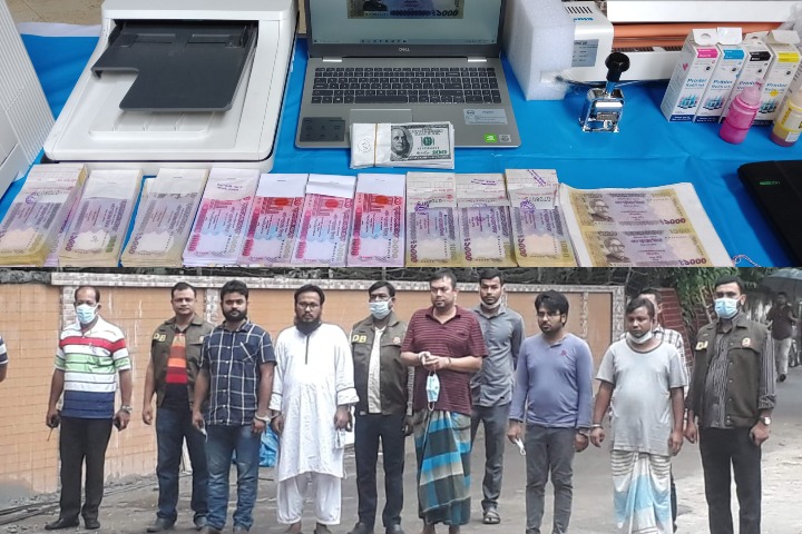 Fake money and dollars worth half a crore rupees seized: 8 arrested